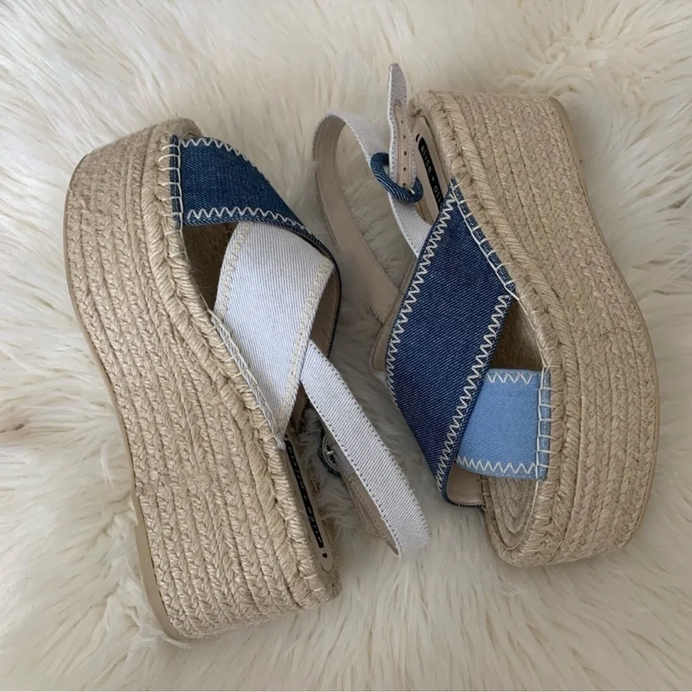 alice + olivia Fayen Platform Espadrille Sandal